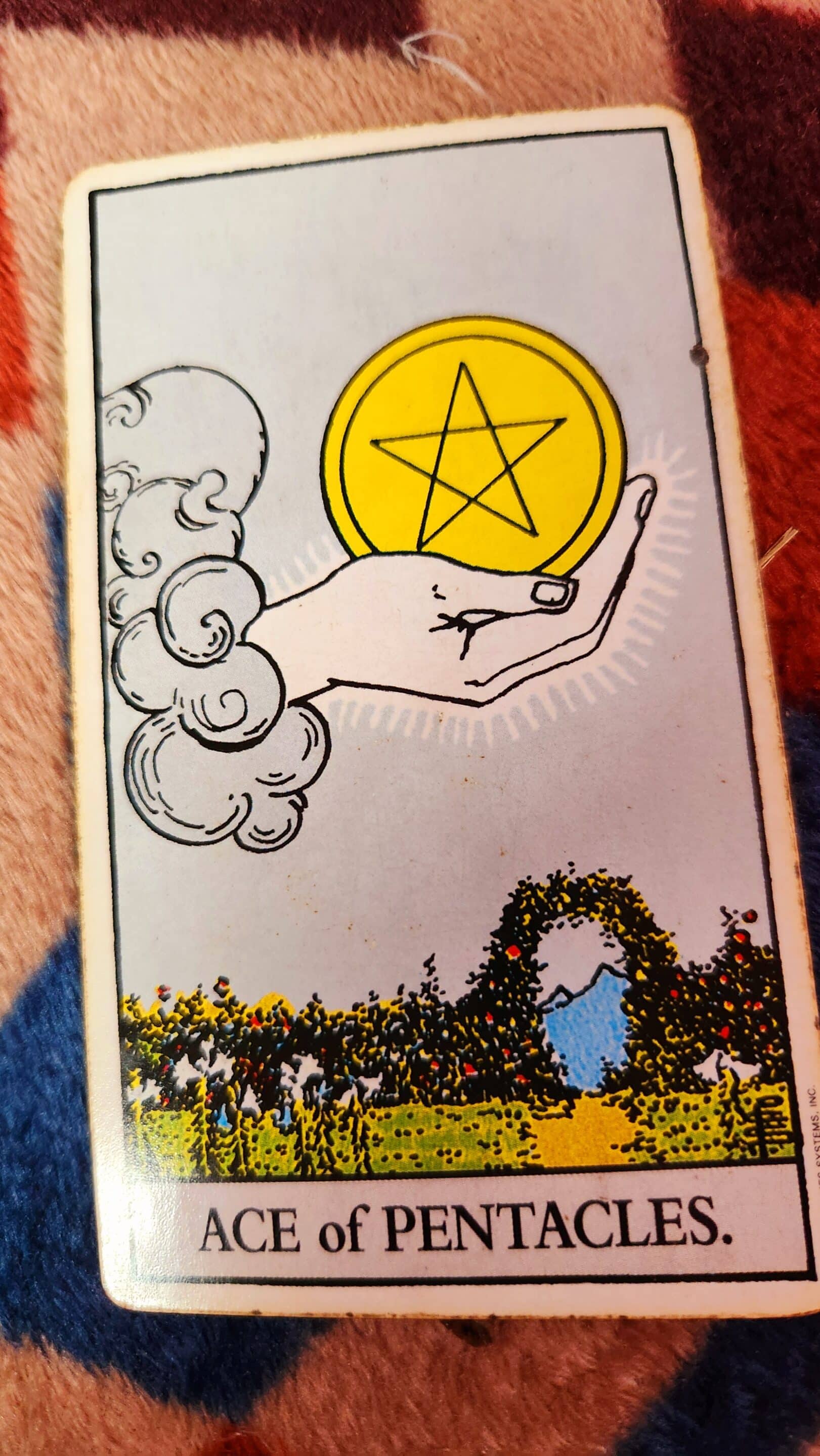 ace of pentacles free tarot